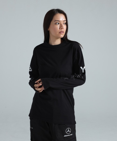 Y-3(ワイスリー)の「Y-3 MERCEDES - AMG PETRONAS FORMULA 1 TEAM CHAOS LOGO LONG SLEEVE TEE(Tシャツ/カットソー・メンズ・ブラック・XX-SMALL/X-SMALL/SMALL/MEDIUM/LARGE/X-LARGE)」の6枚目の写真