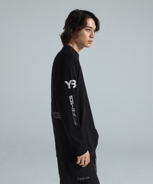 Y-3(ワイスリー)の「Y-3 MERCEDES - AMG PETRONAS FORMULA 1 TEAM CHAOS LOGO LONG SLEEVE TEE(Tシャツ/カットソー・メンズ・ブラック・XX-SMALL/X-SMALL/SMALL/MEDIUM/LARGE/X-LARGE)」の4枚目の写真