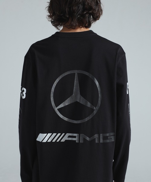 Y-3(ワイスリー)の「Y-3 MERCEDES - AMG PETRONAS FORMULA 1 TEAM CHAOS LOGO LONG SLEEVE TEE(Tシャツ/カットソー・メンズ・ブラック・XX-SMALL/X-SMALL/SMALL/MEDIUM/LARGE/X-LARGE)」の7枚目の写真