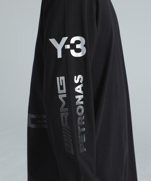 Y-3(ワイスリー)の「Y-3 MERCEDES - AMG PETRONAS FORMULA 1 TEAM CHAOS LOGO LONG SLEEVE TEE(Tシャツ/カットソー・メンズ・ブラック・XX-SMALL/X-SMALL/SMALL/MEDIUM/LARGE/X-LARGE)」の8枚目の写真