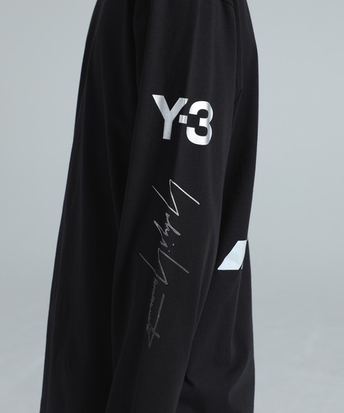 Y-3(ワイスリー)の「Y-3 MERCEDES - AMG PETRONAS FORMULA 1 TEAM CHAOS LOGO LONG SLEEVE TEE(Tシャツ/カットソー・メンズ・ブラック・XX-SMALL/X-SMALL/SMALL/MEDIUM/LARGE/X-LARGE)」の9枚目の写真