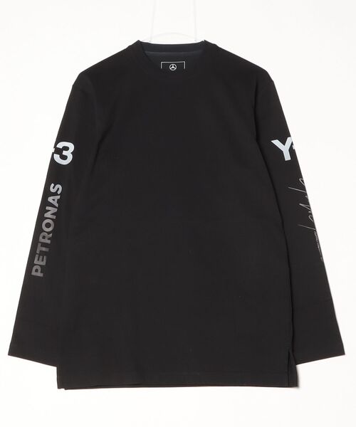 Y-3(ワイスリー)の「Y-3 MERCEDES - AMG PETRONAS FORMULA 1 TEAM CHAOS LOGO LONG SLEEVE TEE(Tシャツ/カットソー・メンズ・ブラック・XX-SMALL/X-SMALL/SMALL/MEDIUM/LARGE/X-LARGE)」の10枚目の写真