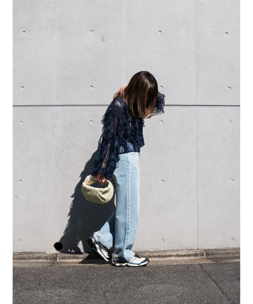 Katrin TOKYO（カトリーントーキョー）の「studded hem denim（デニムパンツ・レディース・ライトブルー/インディゴブルー・XS/S-Short/M/S）」の18枚目の写真