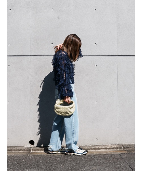 Katrin TOKYO（カトリーントーキョー）の「studded hem denim（デニムパンツ・レディース・ライトブルー/インディゴブルー・XS/S-Short/M/S）」の21枚目の写真