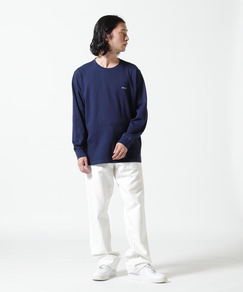 POLO RALPH LAUREN SLEEPWEAR(ポロラルフローレンスリープウェア)の「POLO RALPH LAUREN/ポロラルフローレン/WAFFLE CREW NECK LONG SLEEVE(Tシャツ/カットソー・メンズ・チャコールグレー/ネイビー・XL/M)」の3枚目の写真