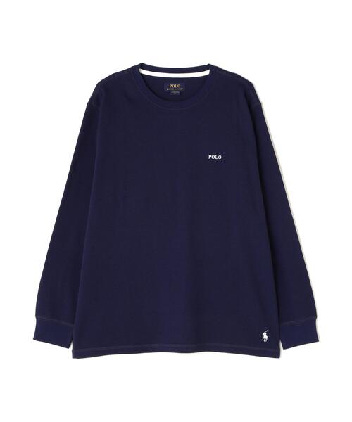 POLO RALPH LAUREN SLEEPWEAR(ポロラルフローレンスリープウェア)の「POLO RALPH LAUREN/ポロラルフローレン/WAFFLE CREW NECK LONG SLEEVE(Tシャツ/カットソー・メンズ・チャコールグレー/ネイビー・XL/M)」の4枚目の写真