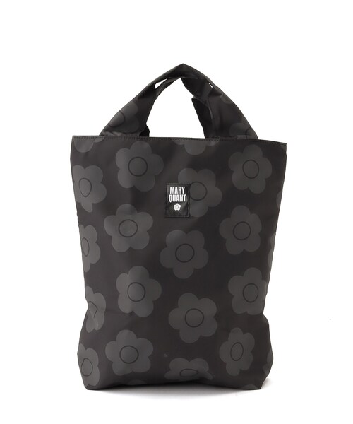 one'sterrace(ワンズテラス)の「MARY QUANT エコバッグ 小箱入り A(エコバッグ/サブバッグ・レディース・ブラック系8・99)」の1枚目の写真