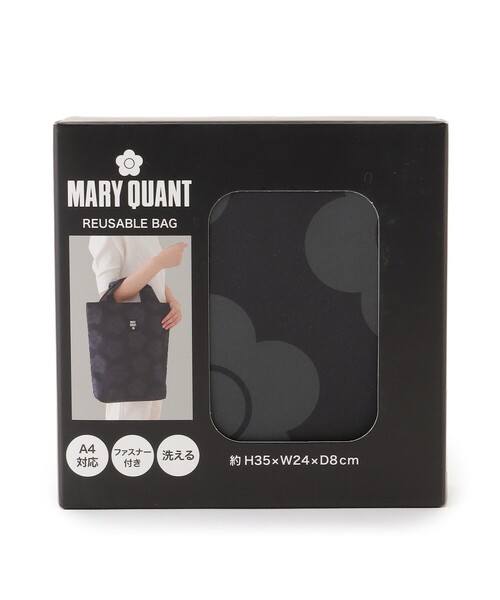 one'sterrace(ワンズテラス)の「MARY QUANT エコバッグ 小箱入り A(エコバッグ/サブバッグ・レディース・ブラック系8・99)」の12枚目の写真