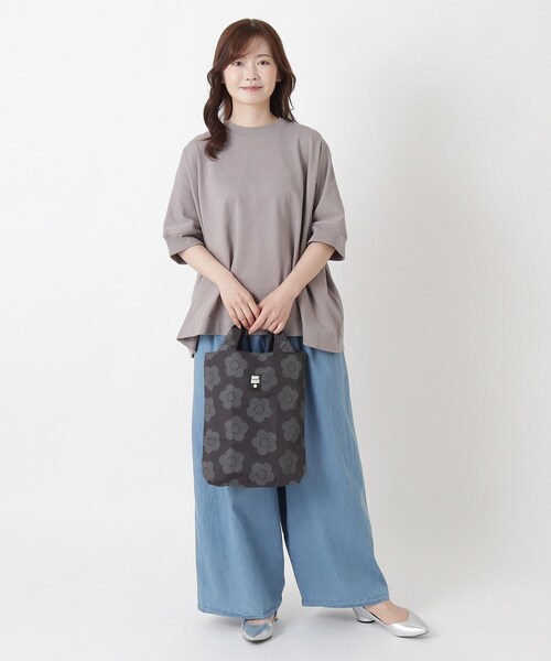 one'sterrace(ワンズテラス)の「MARY QUANT エコバッグ 小箱入り A(エコバッグ/サブバッグ・レディース・ブラック系8・99)」の15枚目の写真