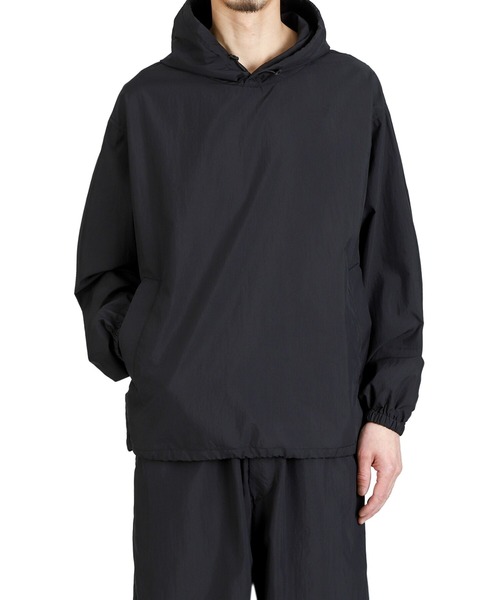 GOLD（ゴールド）の「GOLD / ゴールド：COTTON / NYLON WEATHER CLOTH PULLOVER PARKA：26A-GL15858[MUS]（ナイロンジャケット・メンズ・ブラック・M）」の8枚目の写真