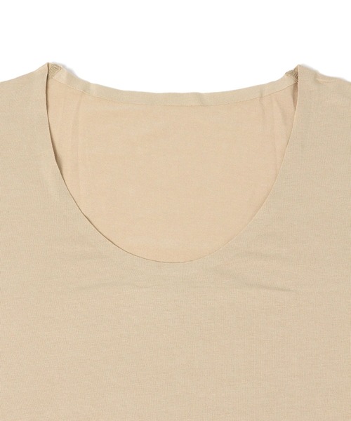 GLOBAL WORK（グローバルワーク）の「Fffit エフィット/柔らかストレッチインナー半袖/657699（Tシャツ/カットソー・メンズ・ライトベージュ/ブラック/ホワイト・MEDIUM/SMALL/X-LARGE/LARGE）」の11枚目の写真