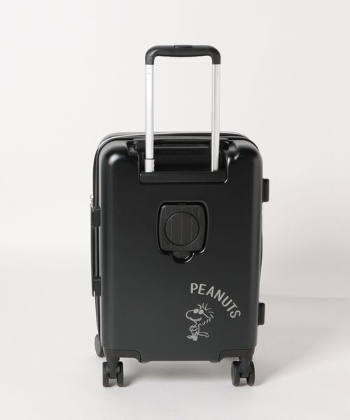 PEANUTS（ピーナッツ）の「【PEANUTS/ピーナッツ】 スヌーピー 巾着付きキャリーケース 35L(40L)（スーツケース/キャリーバッグ・レディース・ホワイト/ブラック・FREE）」の4枚目の写真