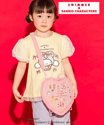 SLAP SLIP（スラップスリップ）の「【SWIMMERｘサンリオキャラクターズｘSLAPSLIP】フリル付きハートリュック（バックパック/リュック）」