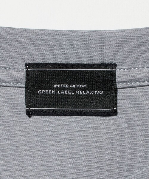 green label relaxing(グリーンレーベルリラクシング)の「Relaxing 半袖 Tシャツ カットソー -接触冷感-(Tシャツ/カットソー・メンズ・ダークグレー/グレー系/ホワイト/ライム・L/M/XL/S)」の19枚目の写真