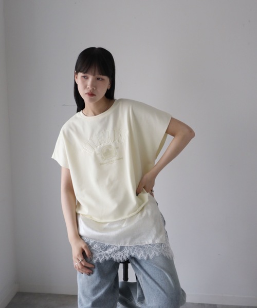 model：164cm. 着用サイズ：FREE
