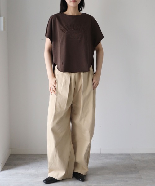 model：164cm. 着用サイズ：FREE