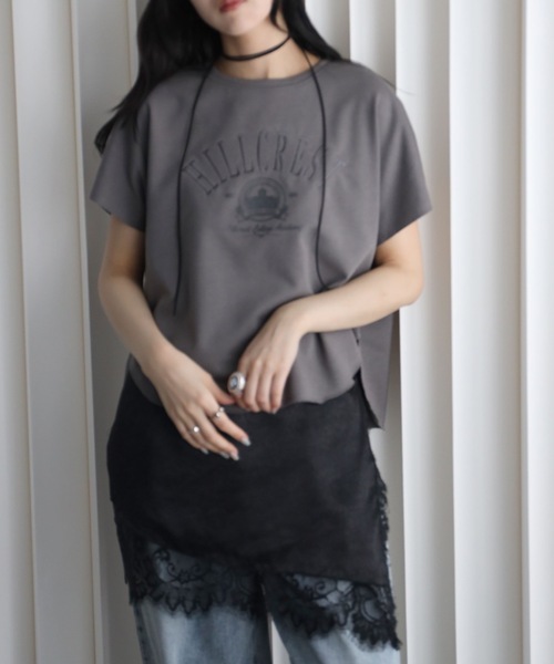 model：164cm. 着用サイズ：FREE