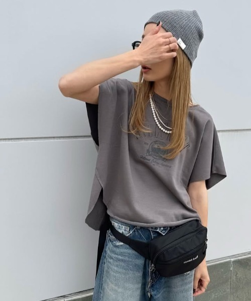 model：164cm. 着用サイズ：FREE