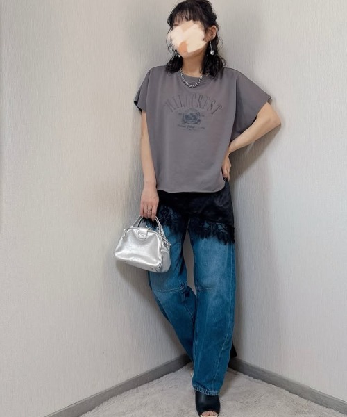 model：164cm. 着用サイズ：FREE