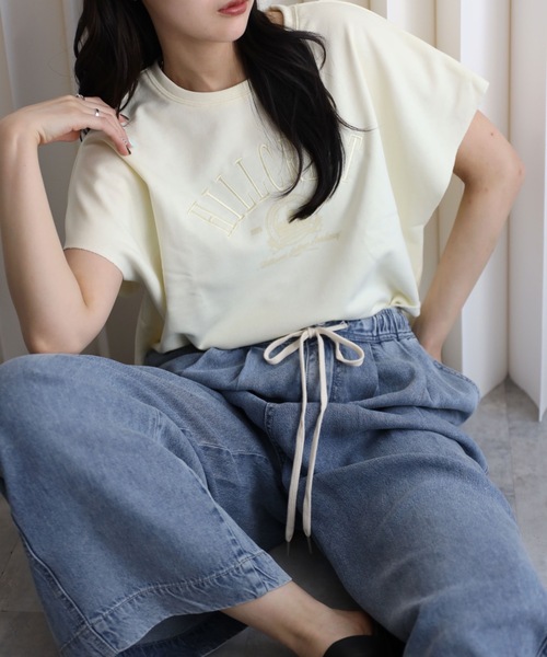 model：164cm. 着用サイズ：FREE