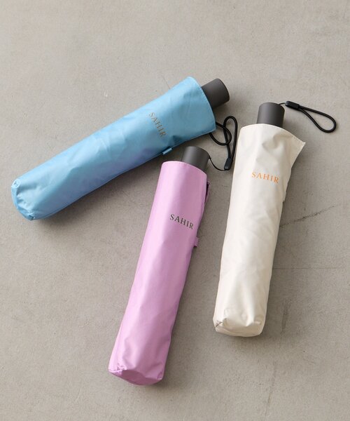 BIRTHDAY BAR（バースデイバー）の「【SAHIR サヒール】　晴雨兼用自動開閉折り畳み傘（折りたたみ傘・レディース・ホワイト/ピンク/ブルー・0）」の9枚目の写真