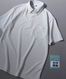 ANPAS | Sweat-Concealing Polo Shirt / フレッシュテック 汗染み防止カノコポロシャツ 汗隠し/透けにくい/UV対策/接触冷感/ドライ メンズ ビジカジ(ポロシャツ)