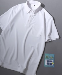 Sweat-Concealing Polo Shirt / フレッシュテック 汗染み防止カノコポロシャツ 汗隠し/透けにくい/UV対策/接触冷感/ドライ メンズ ビジカジ