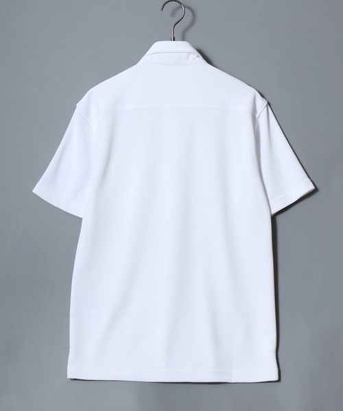 ANPAS(アンパス)の「Sweat-Concealing Polo Shirt / フレッシュテック 汗染み防止カノコポロシャツ 汗隠し/透けにくい/UV対策/接触冷感/ドライ メンズ ビジカジ(ポロシャツ・メンズ・グレー/ブラック/ネイビー/ホワイト・LL/L/M)」の6枚目の写真