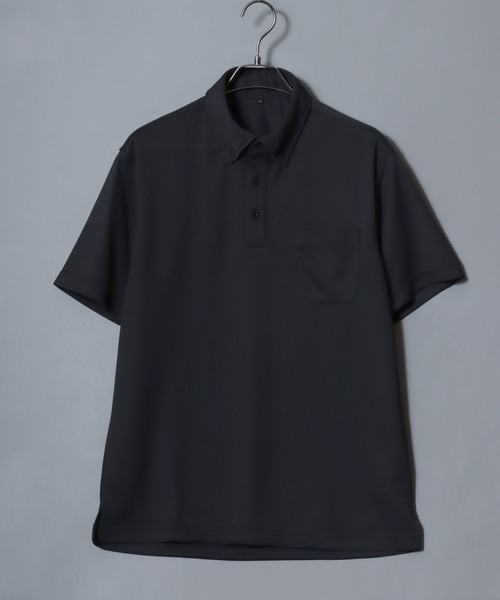 ANPAS(アンパス)の「Sweat-Concealing Polo Shirt / フレッシュテック 汗染み防止カノコポロシャツ 汗隠し/透けにくい/UV対策/接触冷感/ドライ メンズ ビジカジ(ポロシャツ・メンズ・グレー/ブラック/ネイビー/ホワイト・LL/L/M)」の12枚目の写真