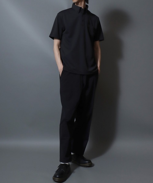 ANPAS(アンパス)の「Sweat-Concealing Polo Shirt / フレッシュテック 汗染み防止カノコポロシャツ 汗隠し/透けにくい/UV対策/接触冷感/ドライ メンズ ビジカジ(ポロシャツ・メンズ・グレー/ブラック/ネイビー/ホワイト・LL/L/M)」の17枚目の写真