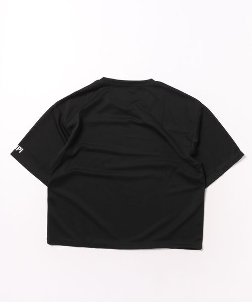 repipi armario(レピピ アルマリオ)の「repipi armario レピピアルマリオ 半袖Tシャツ ナンバリング ゆったりシルエット メッシュ(Tシャツ/カットソー・キッズ・ホワイト/ブラック/サックスブルー・150cm/160cm/140cm)」の5枚目の写真
