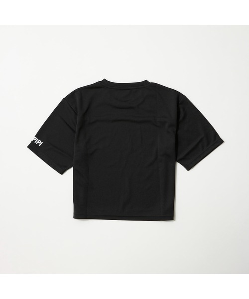 repipi armario(レピピ アルマリオ)の「repipi armario レピピアルマリオ 半袖Tシャツ ナンバリング ゆったりシルエット メッシュ(Tシャツ/カットソー・キッズ・ホワイト/ブラック/サックスブルー・150cm/160cm/140cm)」の15枚目の写真