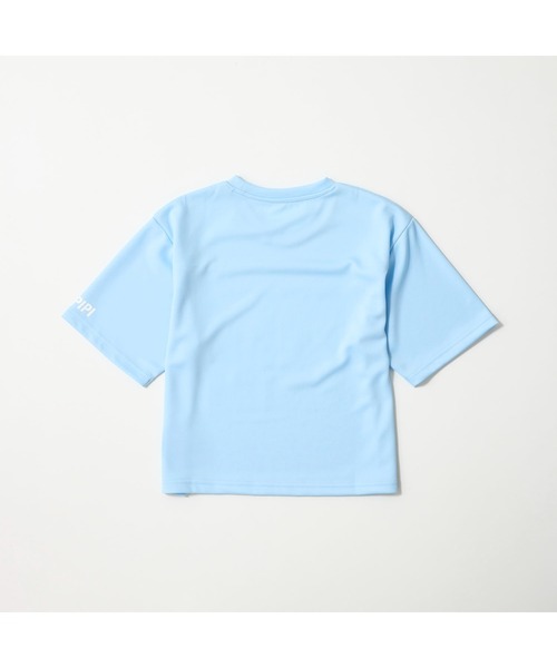 repipi armario(レピピ アルマリオ)の「repipi armario レピピアルマリオ 半袖Tシャツ ナンバリング ゆったりシルエット メッシュ(Tシャツ/カットソー・キッズ・ホワイト/ブラック/サックスブルー・150cm/160cm/140cm)」の10枚目の写真