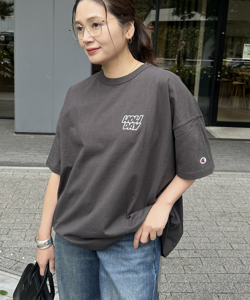 別注【CHAMPION*JOURNAL STANDARD by HOLIDAY】16s/1 Jersey T-SH（T