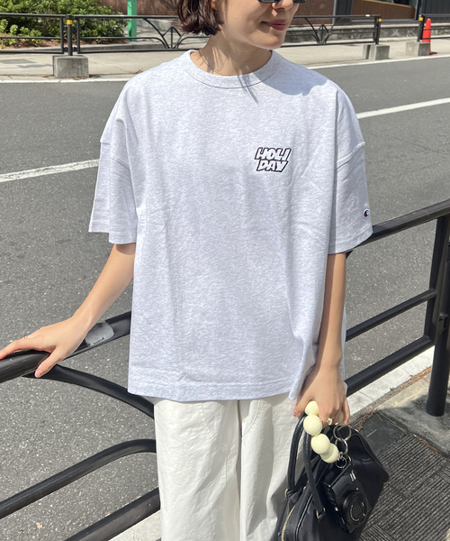 別注【CHAMPION*JOURNAL STANDARD by HOLIDAY】16s/1 Jersey T-SH（T