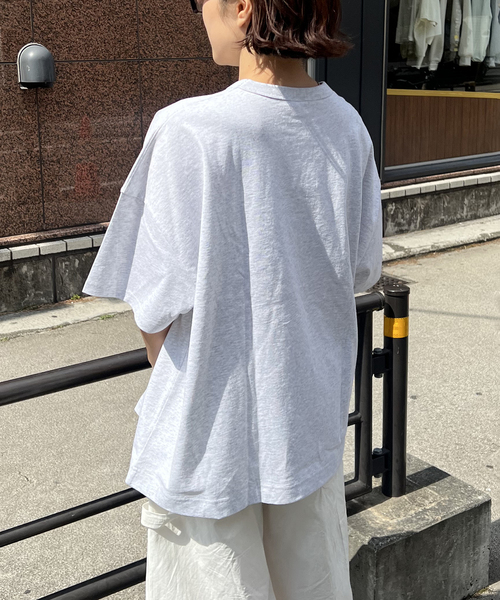 Champion(チャンピオン)の「別注【CHAMPION*JOURNAL STANDARD by HOLIDAY】16s/1 Jersey T-SH(Tシャツ/カットソー・レディース・ブラック系その他/チャコールグレー/ネイビー/ホワイト/ブラウン/ピンク・FREE)」の17枚目の写真