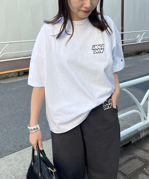 別注【CHAMPION*JOURNAL STANDARD by HOLIDAY】16s/1 Jersey T-SH（T