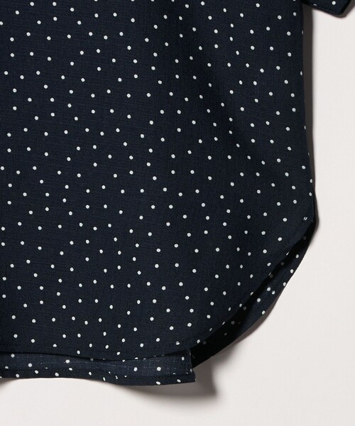 A DAY IN THE LIFE UNITED ARROWS(アデイインザライフユナイテッドアローズ)の「リネンライク プリント キーネック ドルマンブラウス <A DAY IN THE LIFE>(シャツ/ブラウス・レディース・ダークブラウン/ベージュ/ネイビー・FREE)」の15枚目の写真
