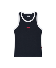 RECORDINGHOUSE（レコーディングハウス）の「REC RINGER SLEEVELESS [NAVY]（Tシャツ/カットソー）」