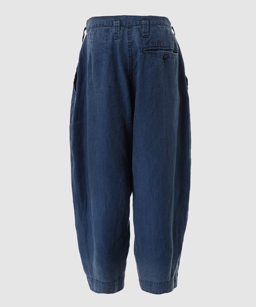 PORTER CLASSIC（ポータークラシック）の「INDIGO LINEN BEBOP PANTS（その他パンツ・メンズ・ブルー・M/L）」の2枚目の写真