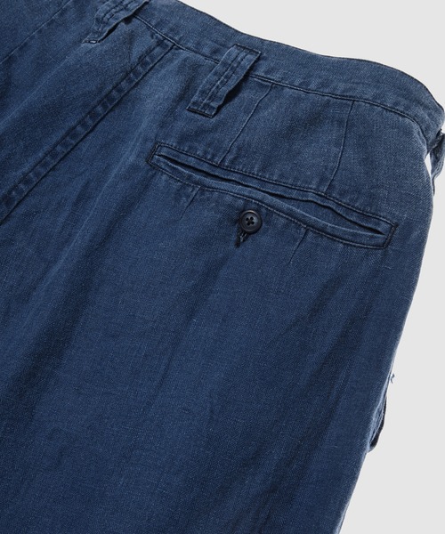 PORTER CLASSIC（ポータークラシック）の「INDIGO LINEN BEBOP PANTS（その他パンツ・メンズ・ブルー・M/L）」の5枚目の写真