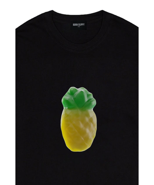 BORN SLIPPY(ボーンスリッピー)の「Pineapple Jelly T-shirt (Black)(Tシャツ/カットソー・レディース・その他・FREE)」の3枚目の写真