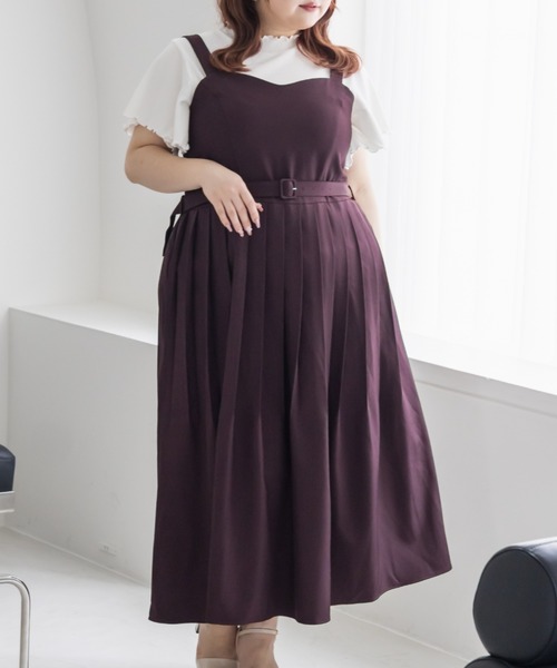 CLETTE（クレット）の「CLETTEオリジナルプチハイネックフレア袖カットソー（Tシャツ/カットソー・レディース・ブラック/レッド系その他/ホワイト系その他/ホワイト・4L/3L/LL）」の8枚目の写真