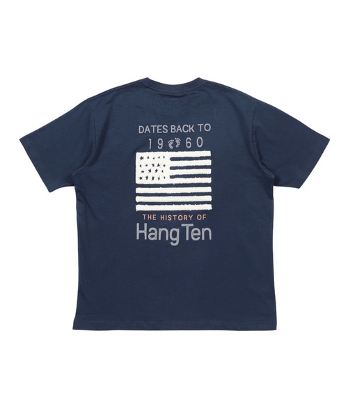 HANGTEN(ハンテン)の「【HANGTEN/ハンテン】スラブ天竺バックサガラ刺繍Tシャツ/バックデザイン アメリカン サーフ カジュアル(Tシャツ/カットソー・メンズ・アイボリー/ピンク/ネイビー・MEDIUM/X-LARGE/LARGE)」の14枚目の写真