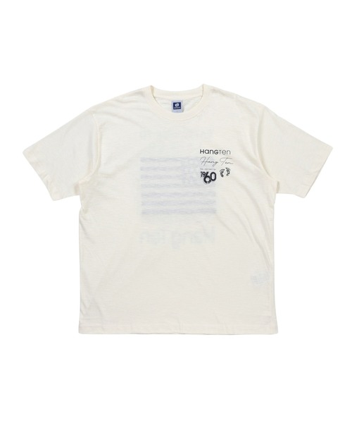 HANGTEN(ハンテン)の「【HANGTEN/ハンテン】スラブ天竺バックサガラ刺繍Tシャツ/バックデザイン アメリカン サーフ カジュアル(Tシャツ/カットソー・メンズ・アイボリー/ピンク/ネイビー・MEDIUM/X-LARGE/LARGE)」の6枚目の写真
