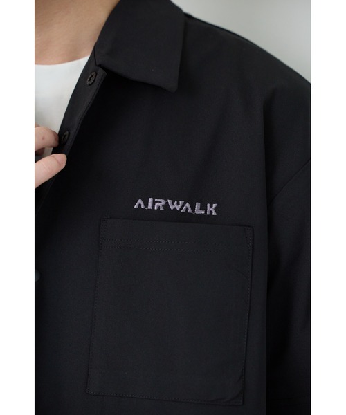 AIRWALK(エアウォーク)の「【AIRWALK/エアウォーク】カットツイルシャツ 半袖/開襟シャツ/カジュアル/セットアップ/メンズ/無地(Tシャツ/カットソー・メンズ・ネイビー/ベージュ/カーキ/ブラック・MEDIUM/LARGE/X-LARGE)」の11枚目の写真