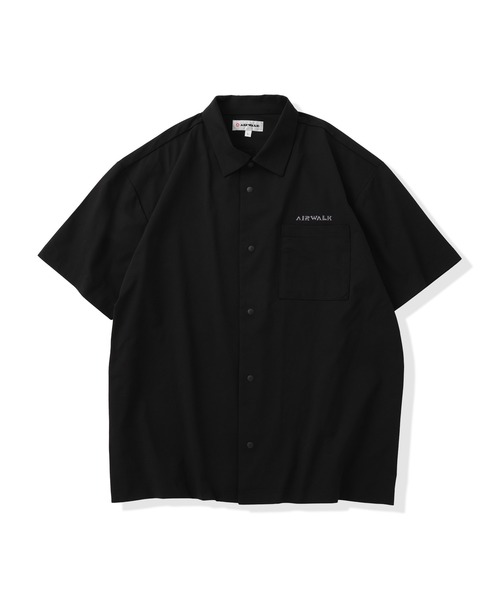 AIRWALK(エアウォーク)の「【AIRWALK/エアウォーク】カットツイルシャツ 半袖/開襟シャツ/カジュアル/セットアップ/メンズ/無地(Tシャツ/カットソー・メンズ・ネイビー/ベージュ/カーキ/ブラック・MEDIUM/LARGE/X-LARGE)」の10枚目の写真