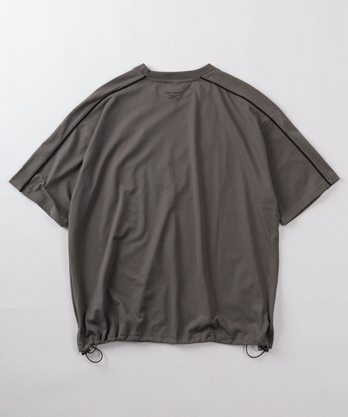 Reebok(リーボック)の「【77】【Reebok/リーボック】ブランドロゴ ドローコード付 ゲームTシャツ(Tシャツ/カットソー・メンズ・チャコールグレー/グレイッシュベージュ/ホワイト/ブラック・M/L)」の11枚目の写真