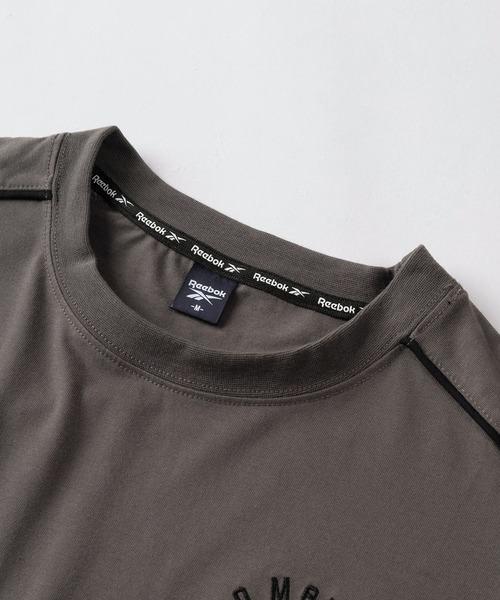 Reebok(リーボック)の「【77】【Reebok/リーボック】ブランドロゴ ドローコード付 ゲームTシャツ(Tシャツ/カットソー・メンズ・チャコールグレー/グレイッシュベージュ/ホワイト/ブラック・M/L)」の12枚目の写真