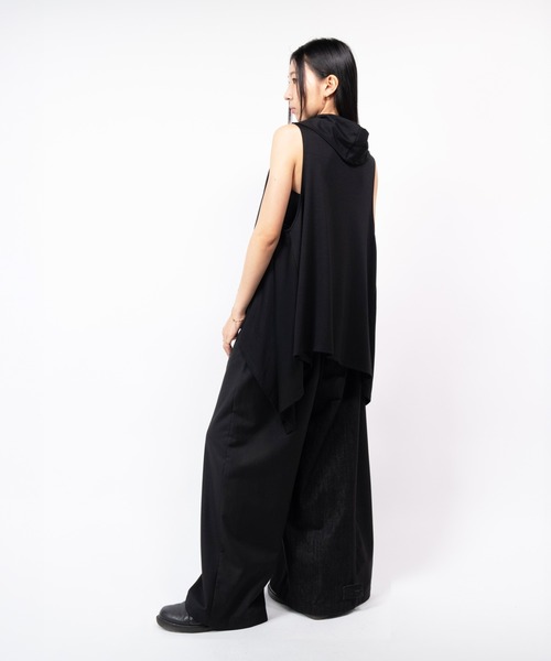 Ruze(ルゼ)の「Asymmetry denim docking PT/アシンメトリーデニムドッキングパンツ(デニムパンツ・メンズ・ブラック・MEDIUM/LARGE)」の21枚目の写真